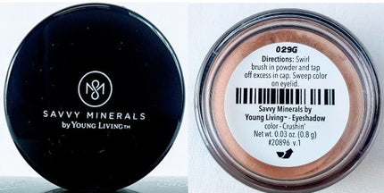 NEW, SAVVY MINERALS By Young Living CRUSHIN Eye Shadow, 0.03 oz/0.8g