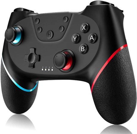 NEW, SW001 Wireless Controller for Nintendo Switch Lite in BLUE BLACK RED Amazon MSRP $26.99