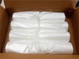 ARRAY Clear Garbage Bags (20"x22") - 1 Case of 10 Rolls total 500 bags