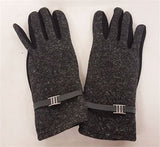 NEW, WOMEN'S LARGE, VBIGER Women's Winter Gloves, DARK GREY/BLACK