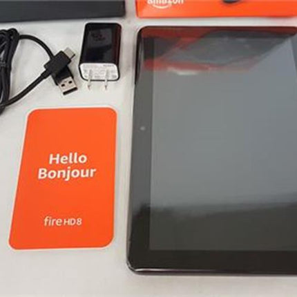 Amazon Fire HD8, 8-inch 10th Generation Tablet in Black, 32 GB LIKE NEW