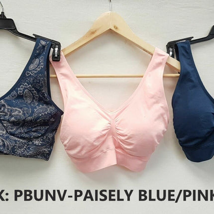 3X Rhonda Shear 9202 Jacquard Ahh Bras w/ Removable Pads - CHOOSE COLOR PACK