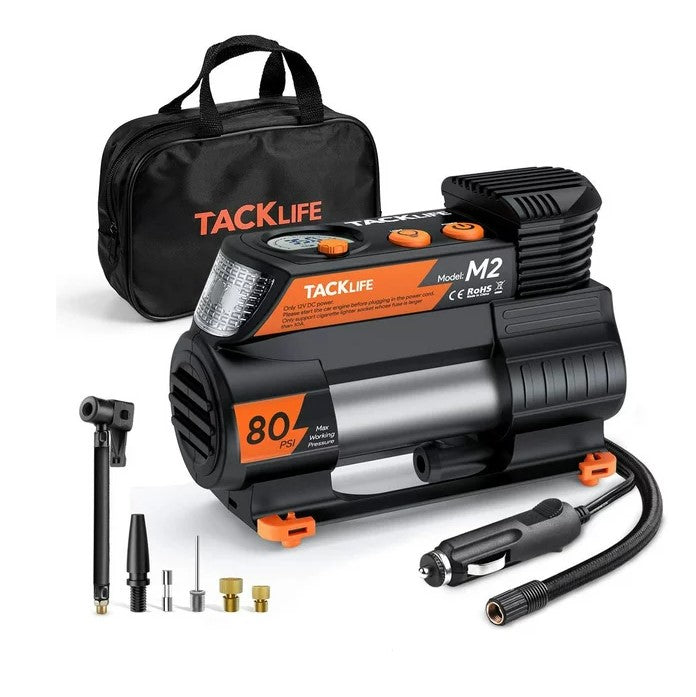 NEW, TACKLIFE M2 12V DC Digital Auto Tire Inflator