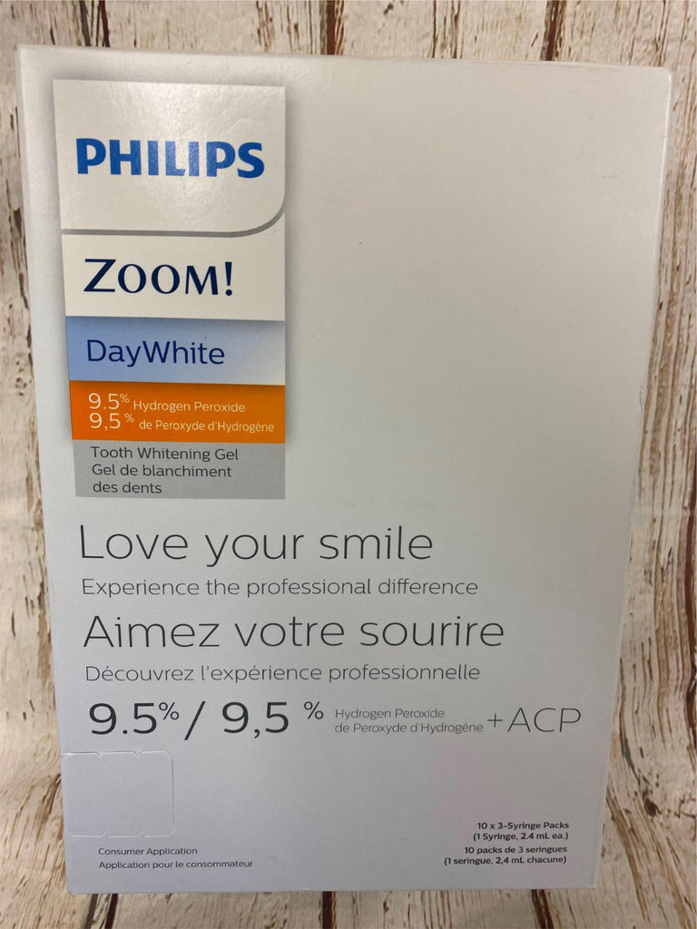 Case of 10 PHILIPS Zoom! DayWhite Tooth Whitening Gel, 3 syringe, 2.4ml ea