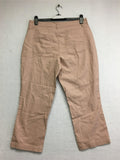 New DG2 By Diane Gilman, Straight Capri Length Khaki Size 12