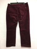 New DG2 By Diane Gilman, Straight  Maroon Pant 18PW