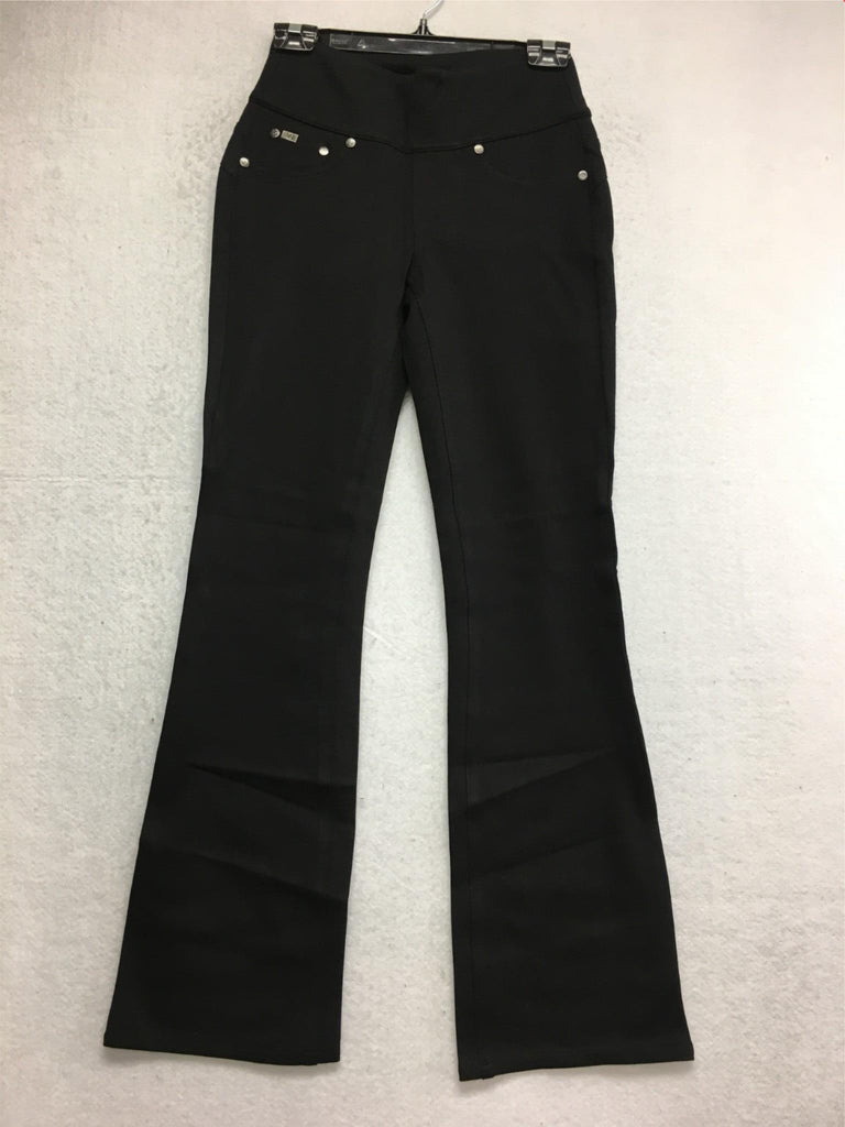 New DG2 By Diane Gilman Slimming Bootcut Ponte Pant Black XS