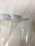 New N NATORI Women's  Textured Novelt Robe in Off White Large
