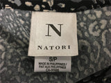 New N NATORI, Watercolour Animal PJ Set Grey/Black Small