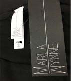 New MARLA WYNNE, STRAIGHT SKIRT KNEE LENGTH BLACK XL