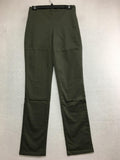 New BELLINA Straight Leg Side Zip Pant Olive Size 6