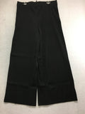 New MARLA WYNNE Straight Wide Leg Black Pant Medium