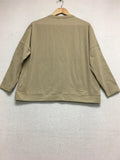 New MARLA WYNNE Front Pocket Detail Box Top Sand Small