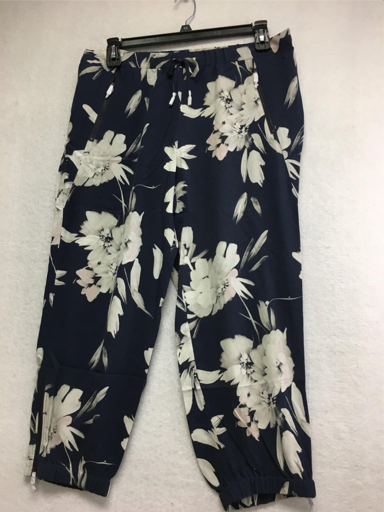 New GO SILK, Go Zippy Pants Floral Blue Combo XL