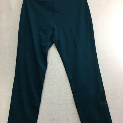 New N NATORI, Solid Double Knit Pant With Applique Dark Teal XS