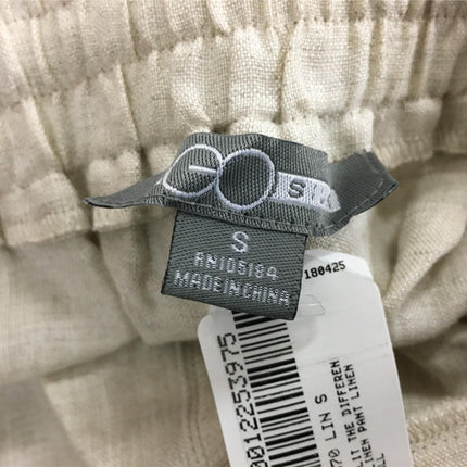 New GO Silk, Go Slit The Difference Linen Pant Small