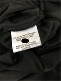 NEW N NATORI Women's Solid Velvet Floral Jacket in Black - Size M/L