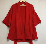 New N Natori Textured Crepe Long Topper Red Small