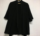 New N Natori Textured Crepe Long Topper Black Small