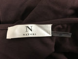New  N Natori Long Sleeve Dress Chocolate Small