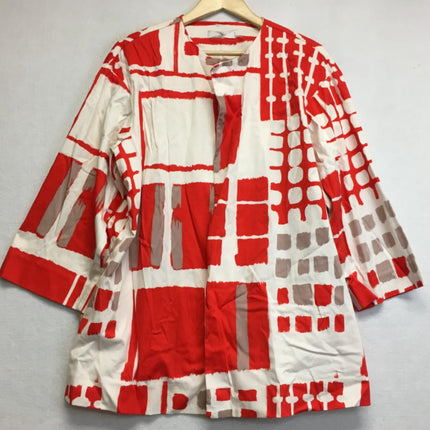 New N Natori Basket Weave Long Topper Re/Ivory Large