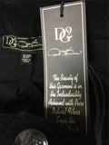 NEW DG2 by Diane Gilman Straight Denim Pant Black Size 10P