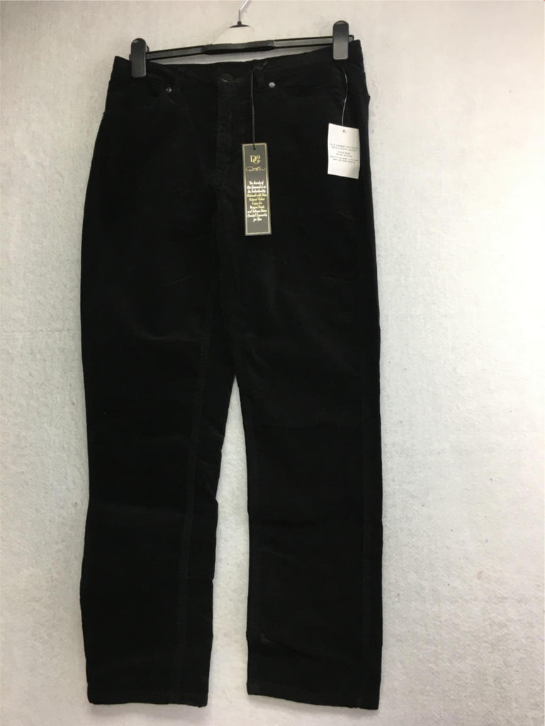 NEW DG2 by Diane Gilman Straight Denim Pant Black Size 10P