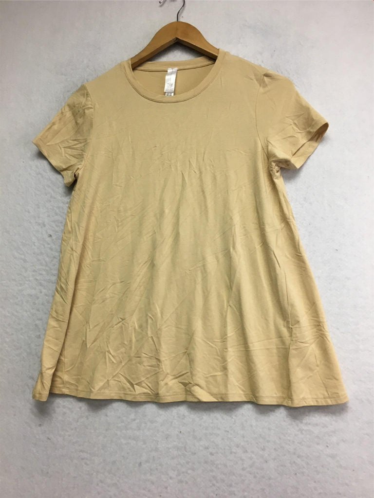 NEW MARLA WYNNE Butterfly Tee Corn Silk XS