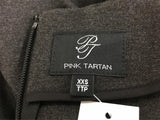 New Pink Tartan, Shaper Shift Dress Charcoal XXS