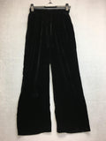 New Marla Wynne Women's Velvet Trouser Black Small