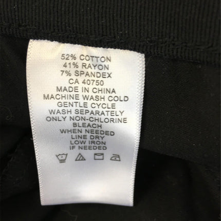 NEW ISAAC MIZRAHILIVE! Skinny Black Pant Size 16P