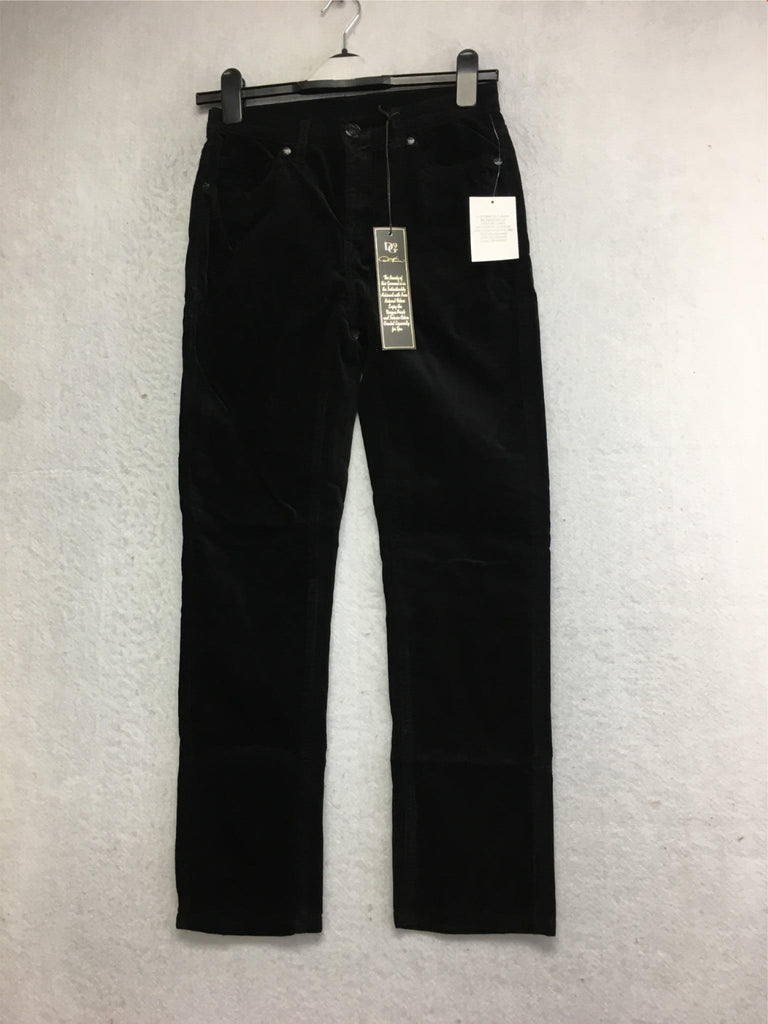 NEW DG2 By Diane Gilman Velvet Skinny Jean Black Size 2P