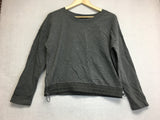 New Pink Tartan, Leisure French Terry Top Charcoal Mix Small