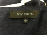 New Pink Tartan, Stripe Crew Navy Stripe Small