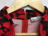 New N Natori Printed Ponte Dress Red/Black 6