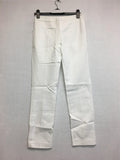 New N Natori, Ankle Pant With Side Zip White 4