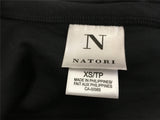 New N Natori NPower Short Sleeve with V Neckline Black XS