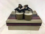 SKECHERS Women's Parallel Slingback Wedge Sandals Navy- Size 10 US