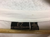 New EZ By NINA LEONARD, Long Sleeve Crew Neck Sweatshirt Berry Crush XL