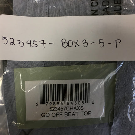 New GO Silk Go Off Beat, Round Neckline Loose Top XS