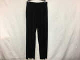 New N Natori Solid Velvet Straight Plain Pant Black S