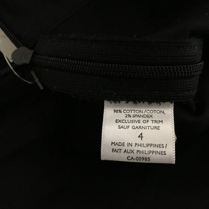 New N NATORI, Ankle Pant With Size Zip Black 4