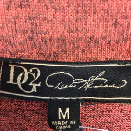 New DG2 By Diane Gilman Double Print Ruffle Cardigan Multi Medium