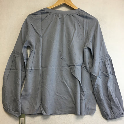 New GO Silk, GO Off Beat Top Chambray Small