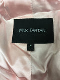 New PINK TARTAN Ruffle Jacket Olive Size 4