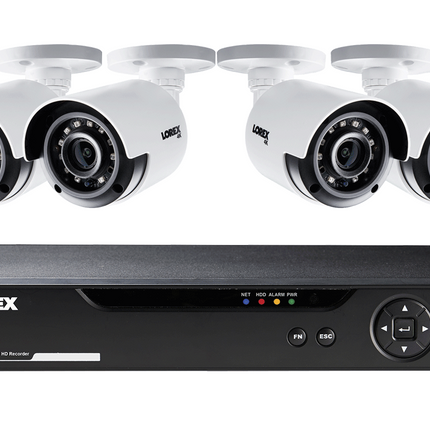 Lorex 8-Channel 4K UHD DVR 2TB HDD and 4 4K Color Night Vision Cameras LHV5108