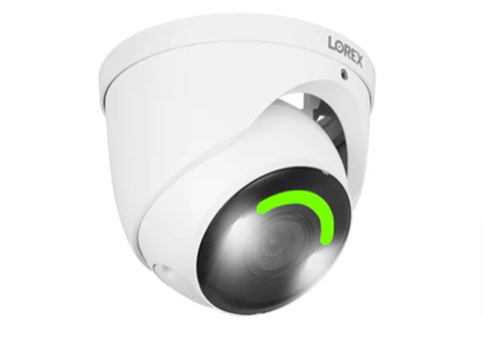 NEW LOREX 4K Deterrence Dome Al PoE IP Wired Camera, E896DD