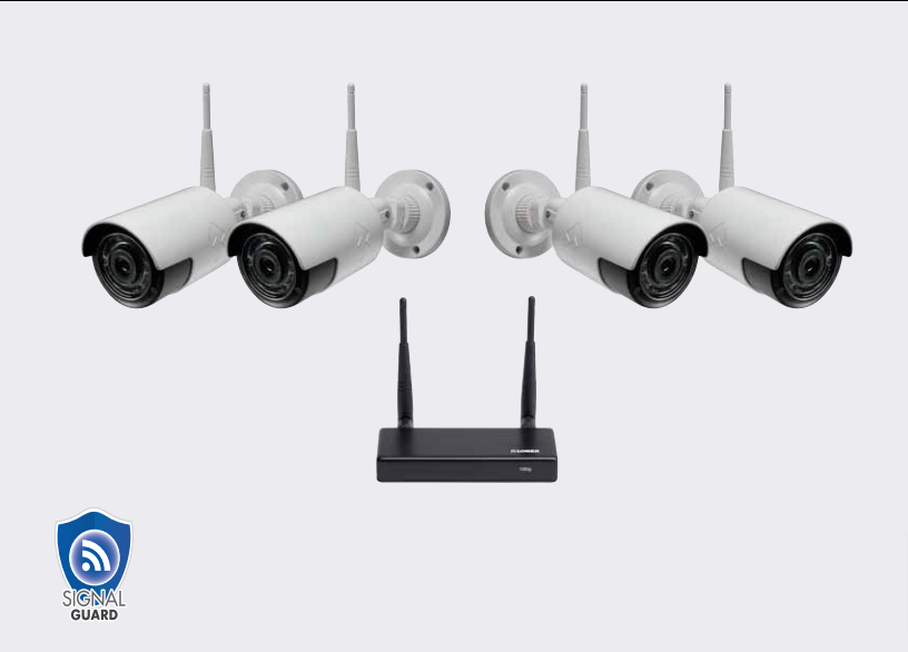 4 X Lorex 1080p HD Wireless CCTV Security Camera LWU3720 SERIES LWU3724
