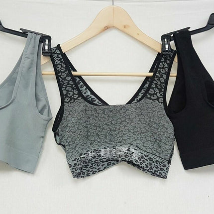 3X Rhonda Shear 9202 Jacquard Ahh Bras w/ Removable Pads - CHOOSE COLOR PACK