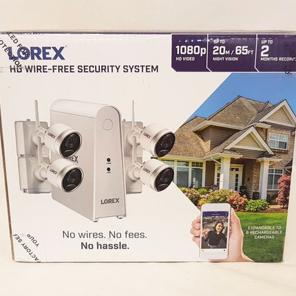 NEW LOREX Wire Free Security System With 2 cameras and batteries 16 GB LHWF16G32